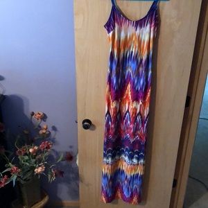 Colorful maxi dress